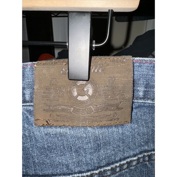 Y2K G-Unit Baggy Embroidered Jeans Size 40x34 - Picture 9 of 9